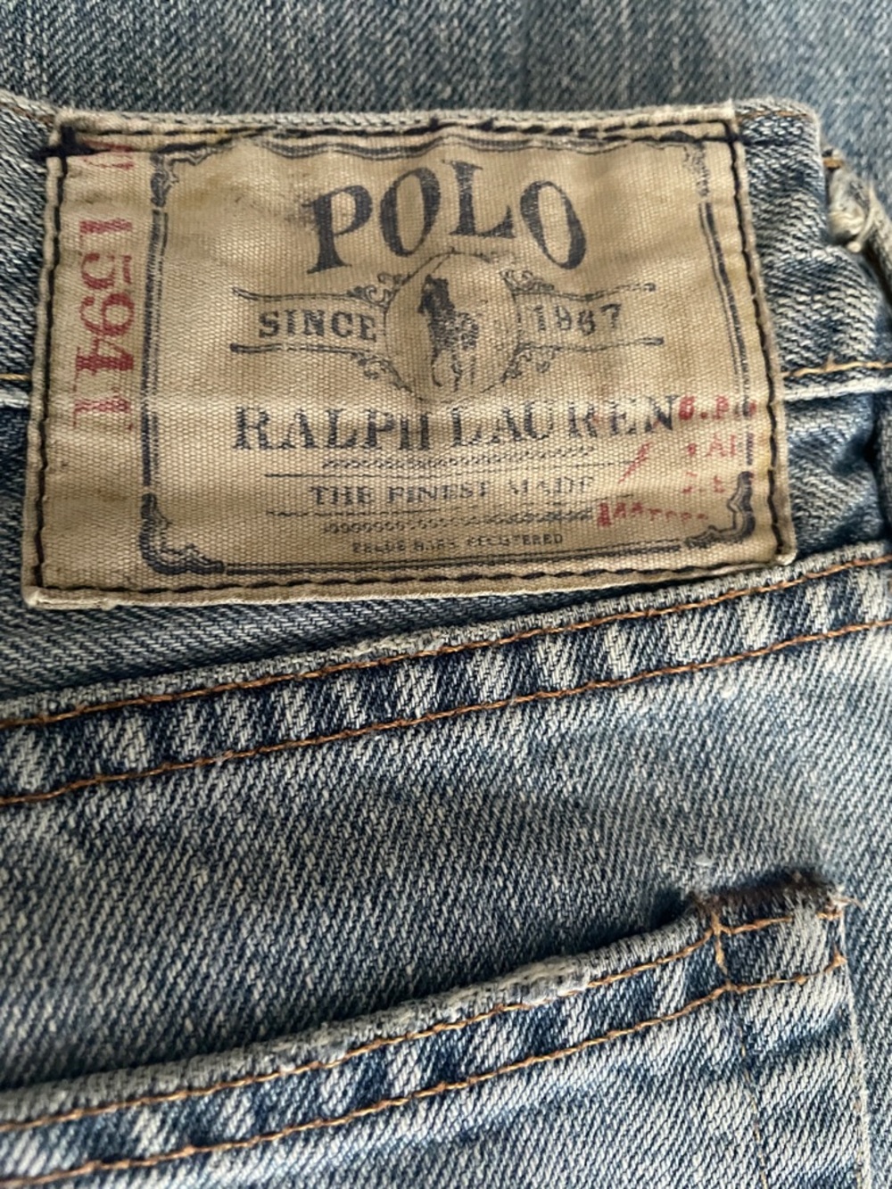 Polo by Ralph Lauren Men's Relaxed Jeans - Light Blue Denim